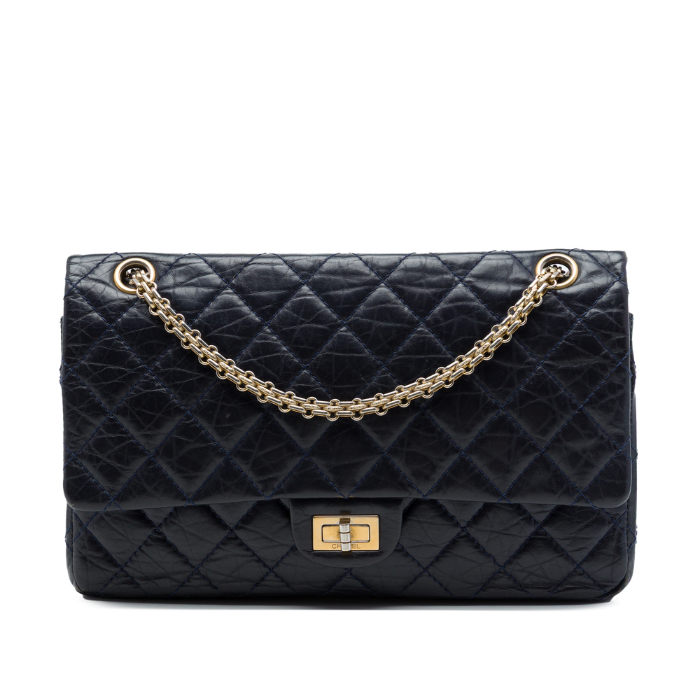 Pre-Loved Chanel Quilted Aged Calfskin Reissue 2.55 Double Flap 226